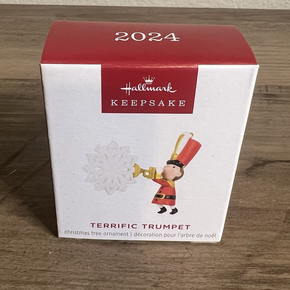 Hallmark 2024 Keepsake Ornament Terrific Trumpet Military Soldier New in Box